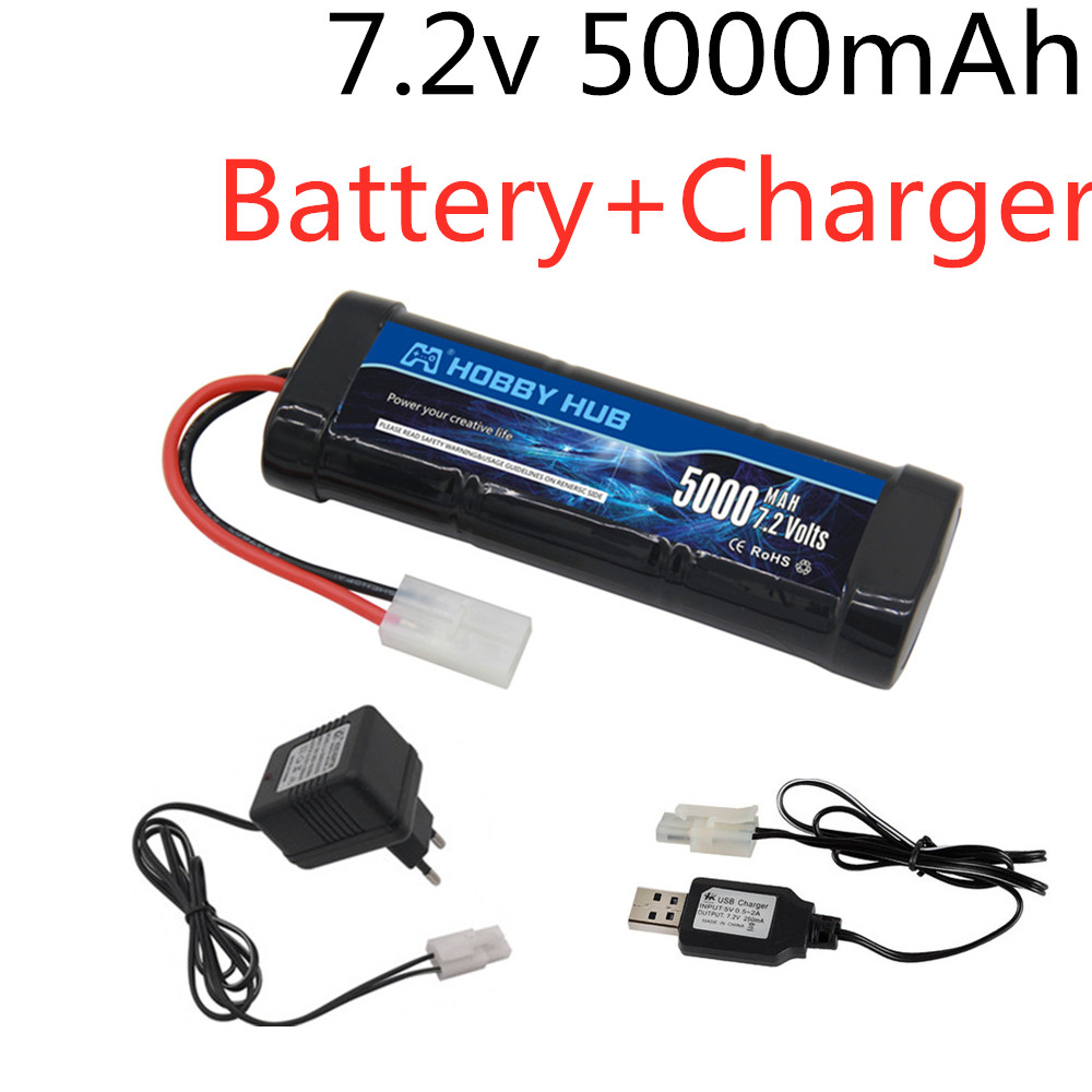 Rc Hobby Charger - 7.2V 5000 MAh Ni-MH Pin Với