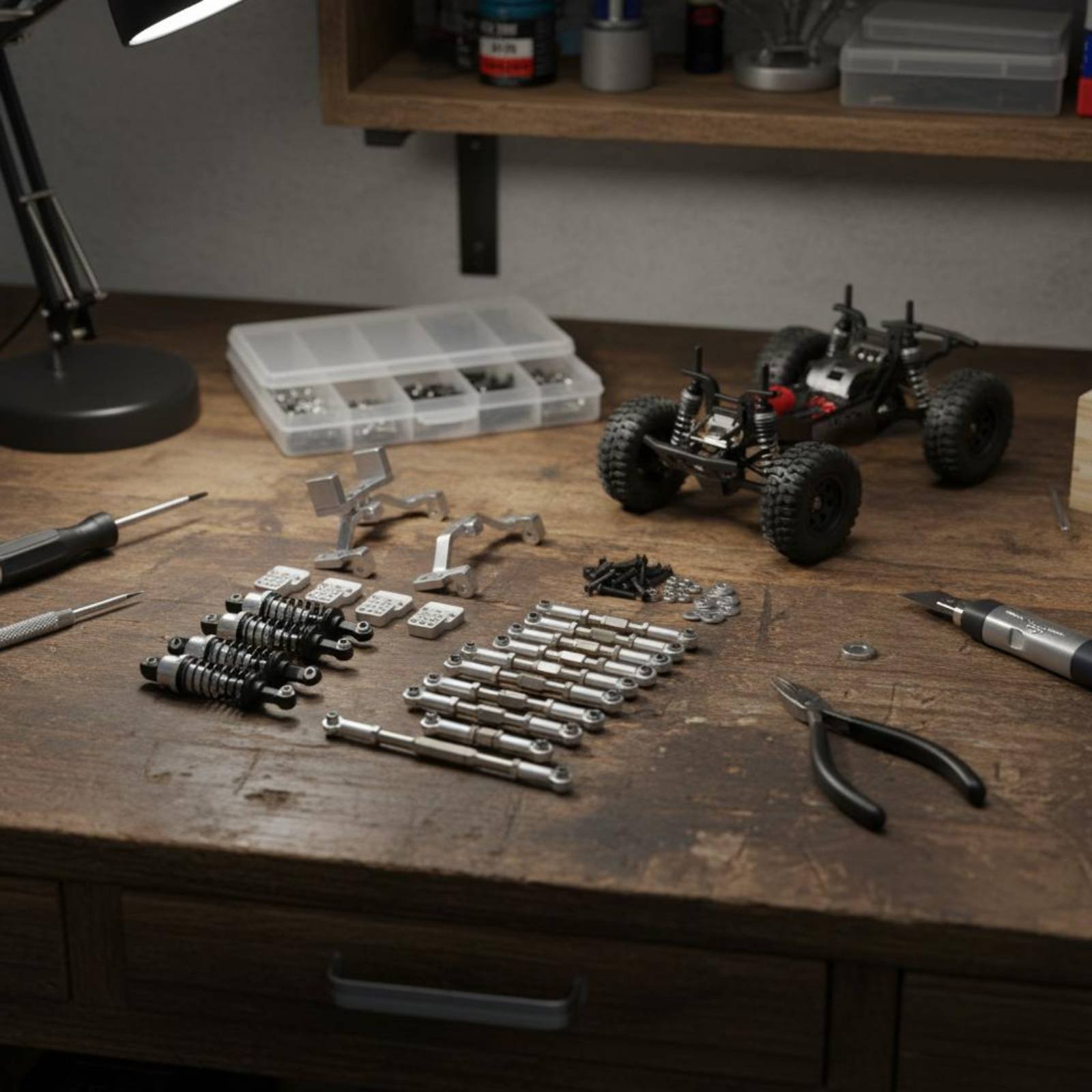 WPL C24 Performance Parts Impr - đánh giá và giá Shock Absorber Rc