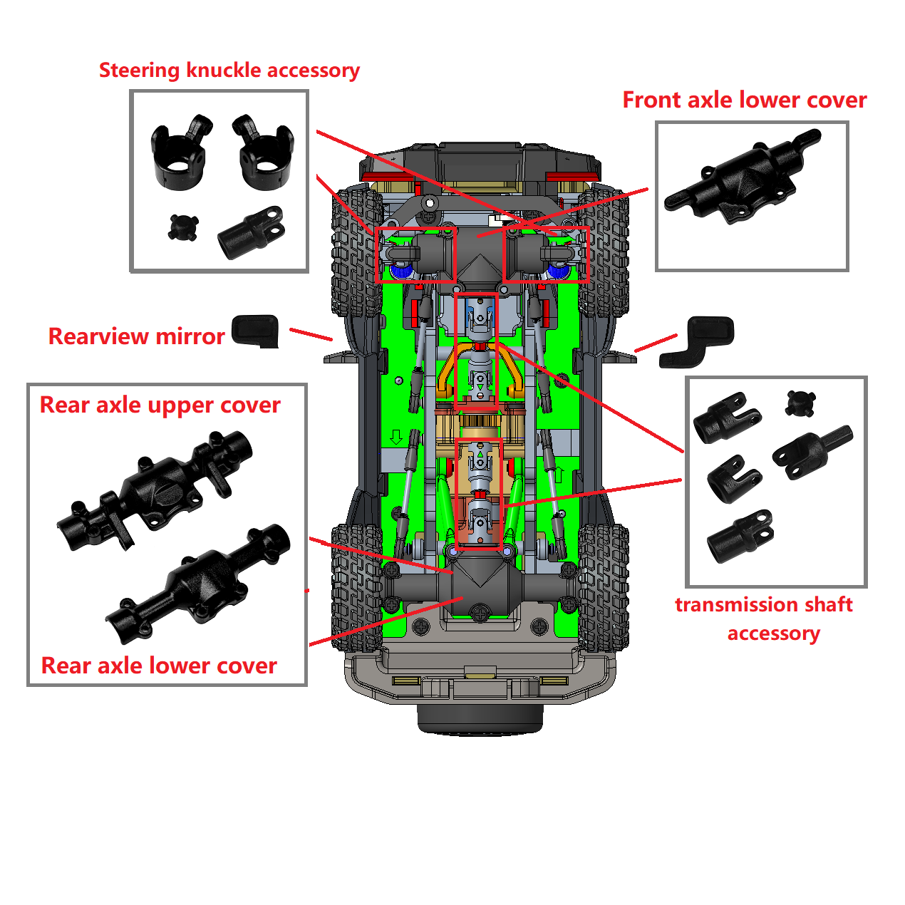 LDARC transmission shaft drive - đánh giá và giá Rc Drift Car Brushless