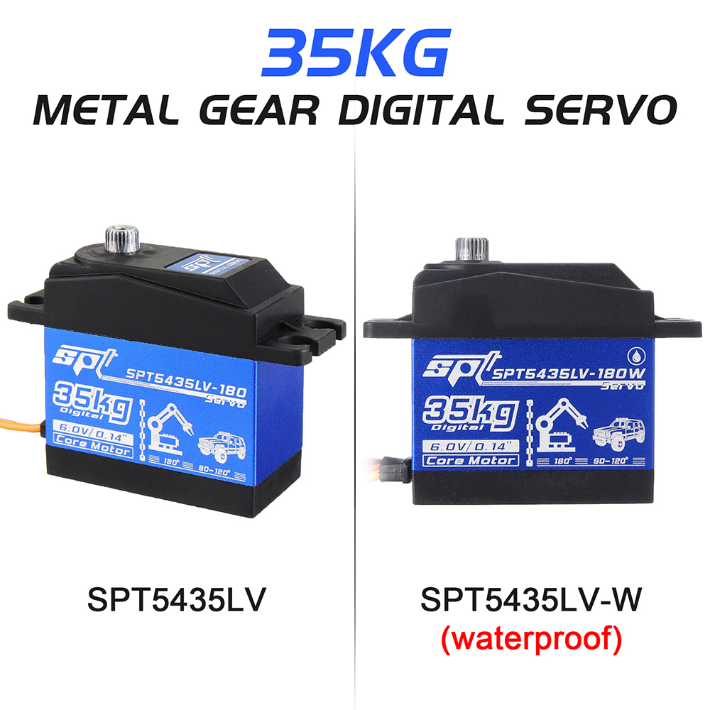 SPT5435LV 35KG Large Torque Me - đánh giá và giá Servo Metal Gear