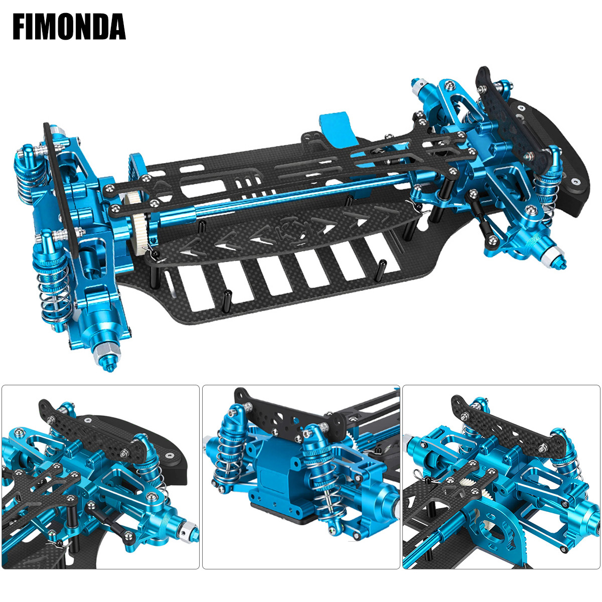 Aluminum & Carbon Fiber Frame  - đánh giá và giá Shock Absorber Rc