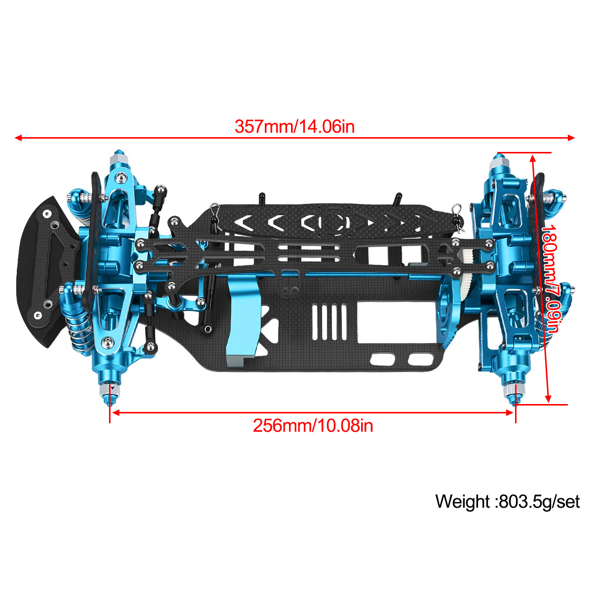 Aluminum & Carbon Fiber Frame  - đánh giá và giá Shock Absorber Rc